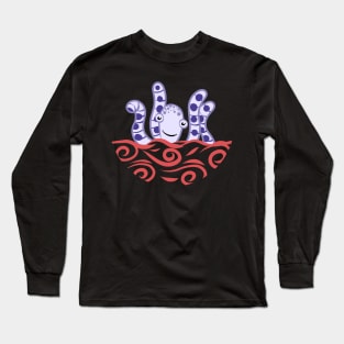 Friendly Purple Octopus Long Sleeve T-Shirt